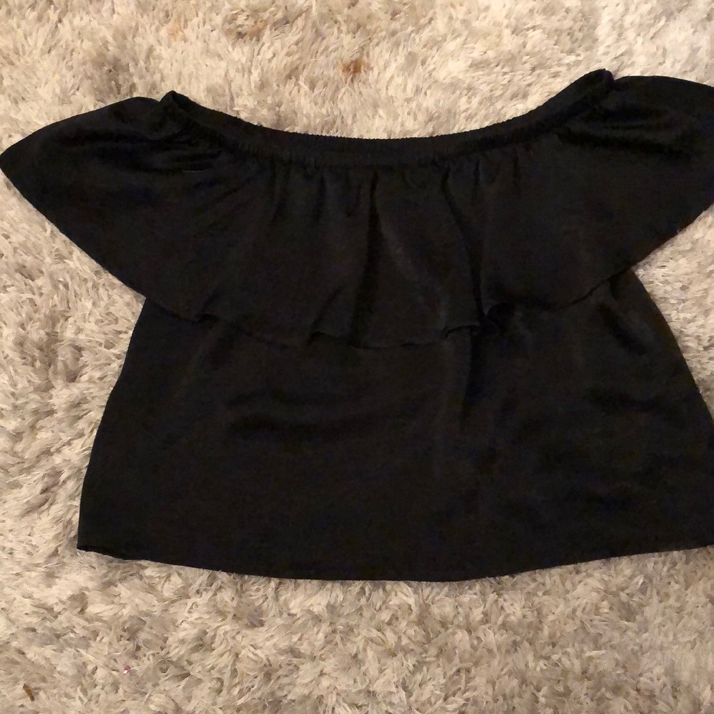 Urban outfitter black off the shoulder top